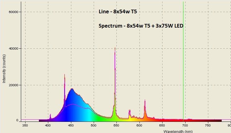 T5 Spectrum Chart