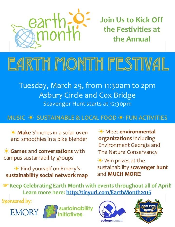 Earth Month Festival 2016
