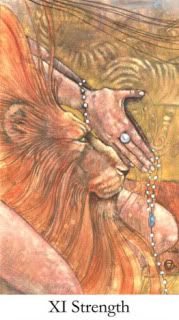 XI. Strength ~ Mary-El Tarot XI. Strength ~ Mary-El Tarot