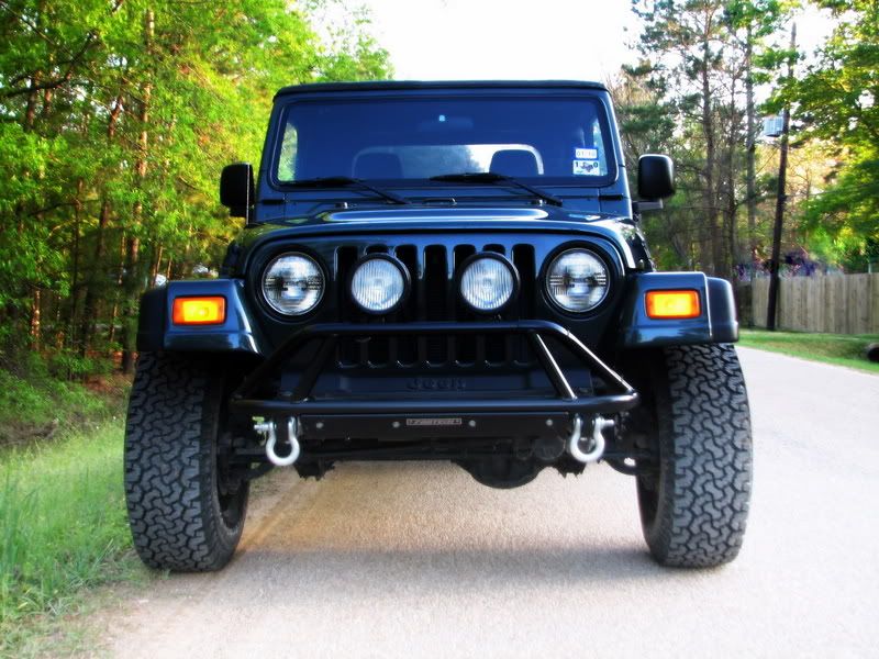 Fabtech tubular front bumper on TJ