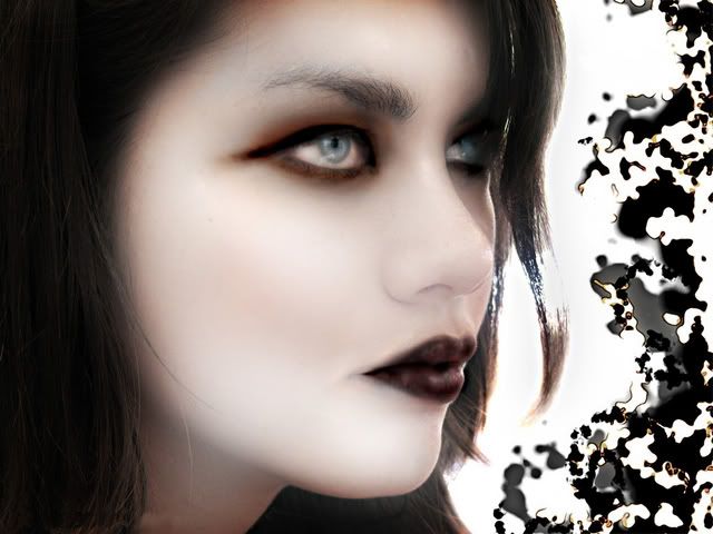 wallpaper woman. goth woman Wallpaper