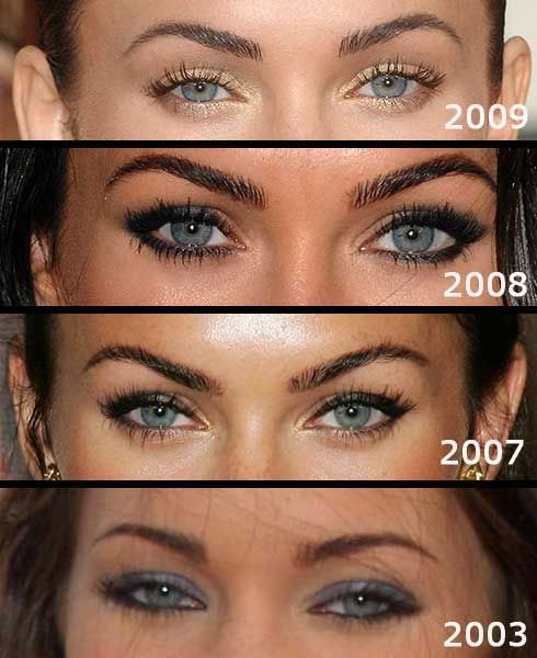 Megan Fox Eyes Color. wtf her natural eye color is