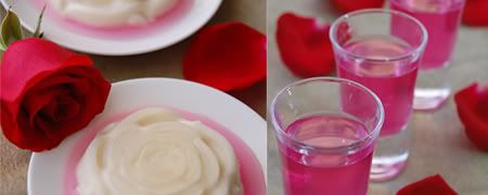 Rosewater Panna Cotta