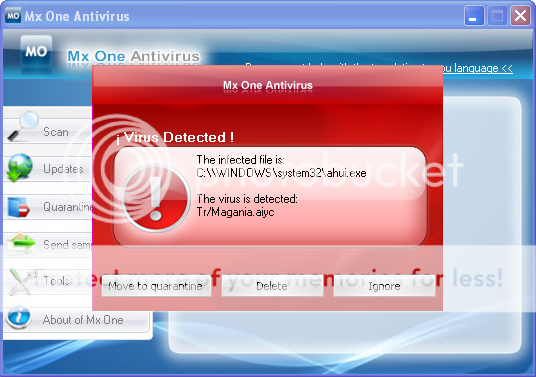 Mx One Antivirus 4.5. protege tu pendrive