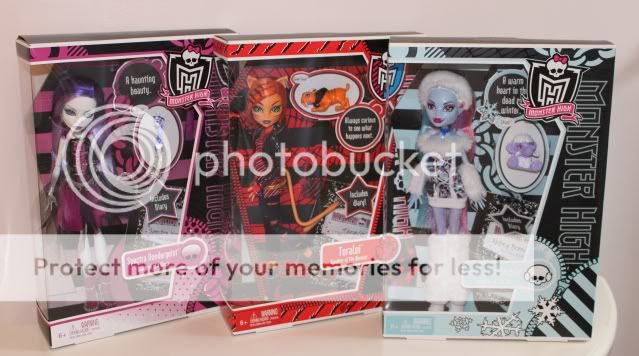 MONSTER HIGH DOLL LOT SPECTRA VONDERGEIST ABBEY BOMINABLE TORALEI SET 