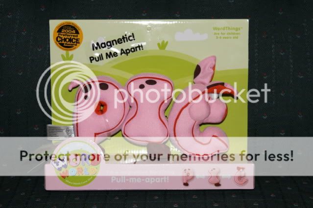 Word World Magnetic Letters Pig Pull Apart Toys New