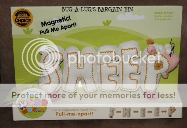 PBS WORD WORLD SHEEP MAGNETIC LETTERS PULL ME APART SPELLING NEW 3 