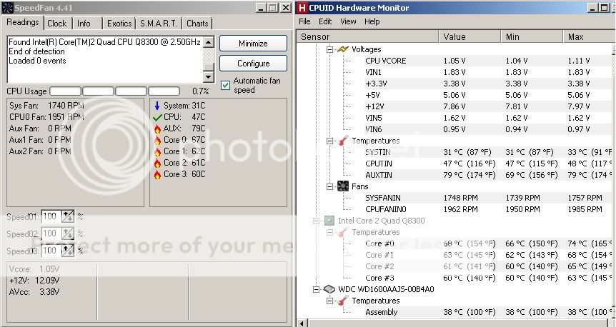 intel burn test crashing at 79c